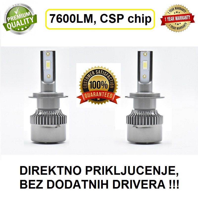 HIR2 - 9012 SET CSP chip 7600LM - ZA SREDNJE-DUGO-MAGLENKU Beograd Zemun
